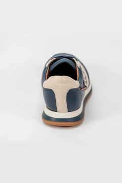 Baskets En Cuir Homme Carroll Shelby Hall Navy