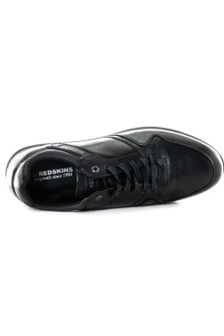 Baskets En Cuir Homme Redskins Aimabli Noir Noir
