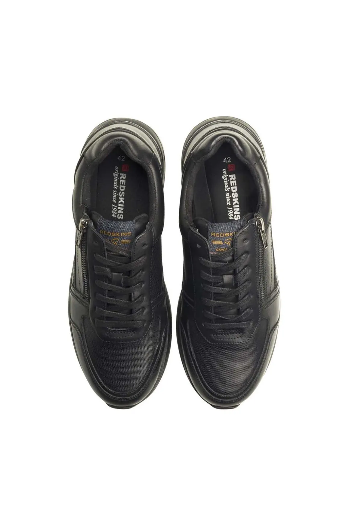 Baskets En Cuir Homme Redskins Callias Noir
