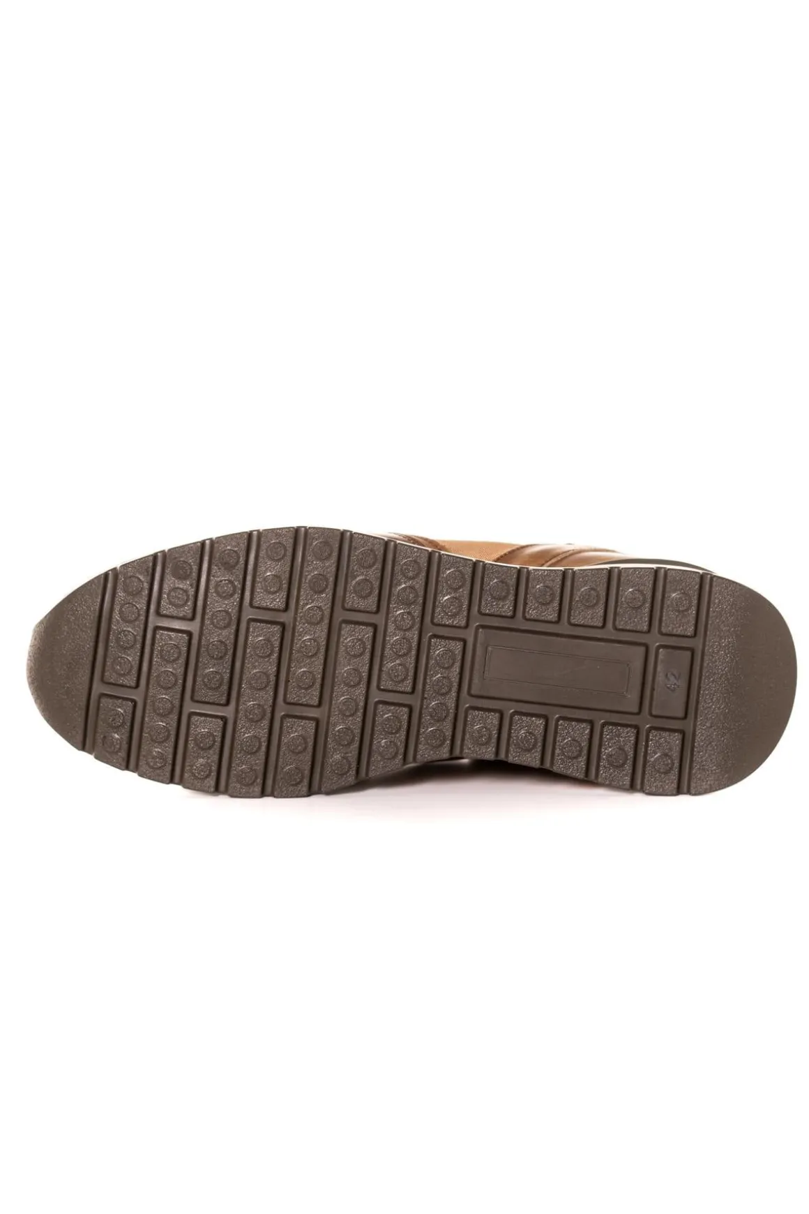 Baskets En Cuir Homme Redskins Patriot Camel Kaki