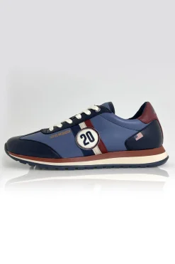 Baskets En Cuir Homme Steve Mcqueen Cool Blue