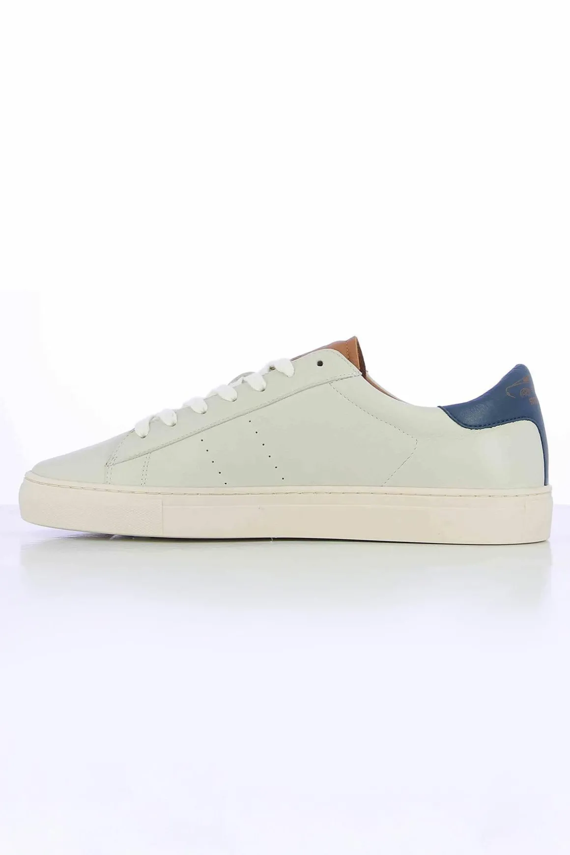 Baskets En Cuir Homme Steve Mcqueen Mac Coy Ecru