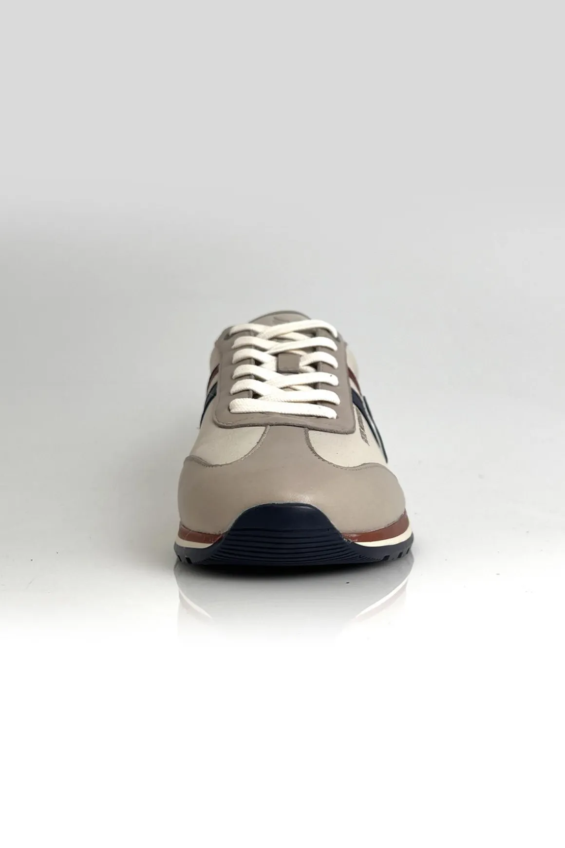 Baskets En Cuir Homme Steve Mcqueen Cool Ecru