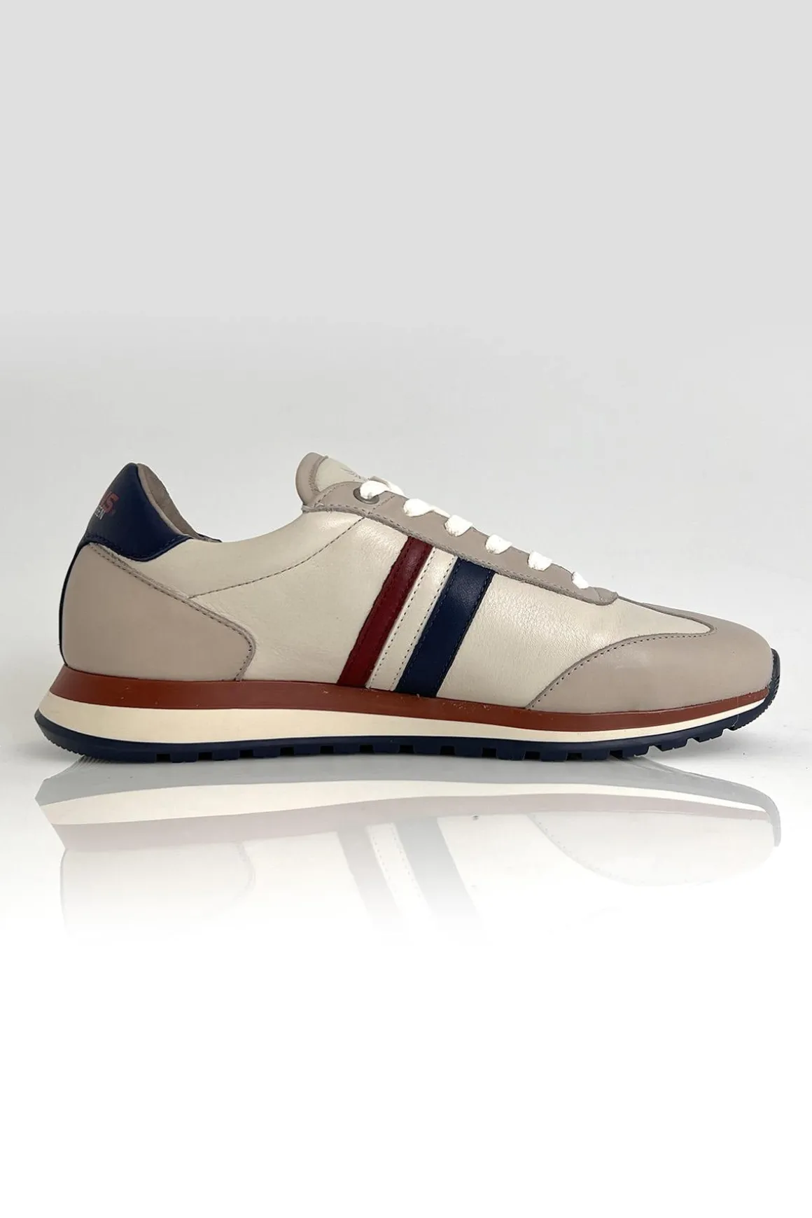 Baskets En Cuir Homme Steve Mcqueen Cool Ecru