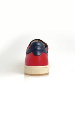 Baskets En Cuir Homme Steve Mcqueen Bull Red Racing
