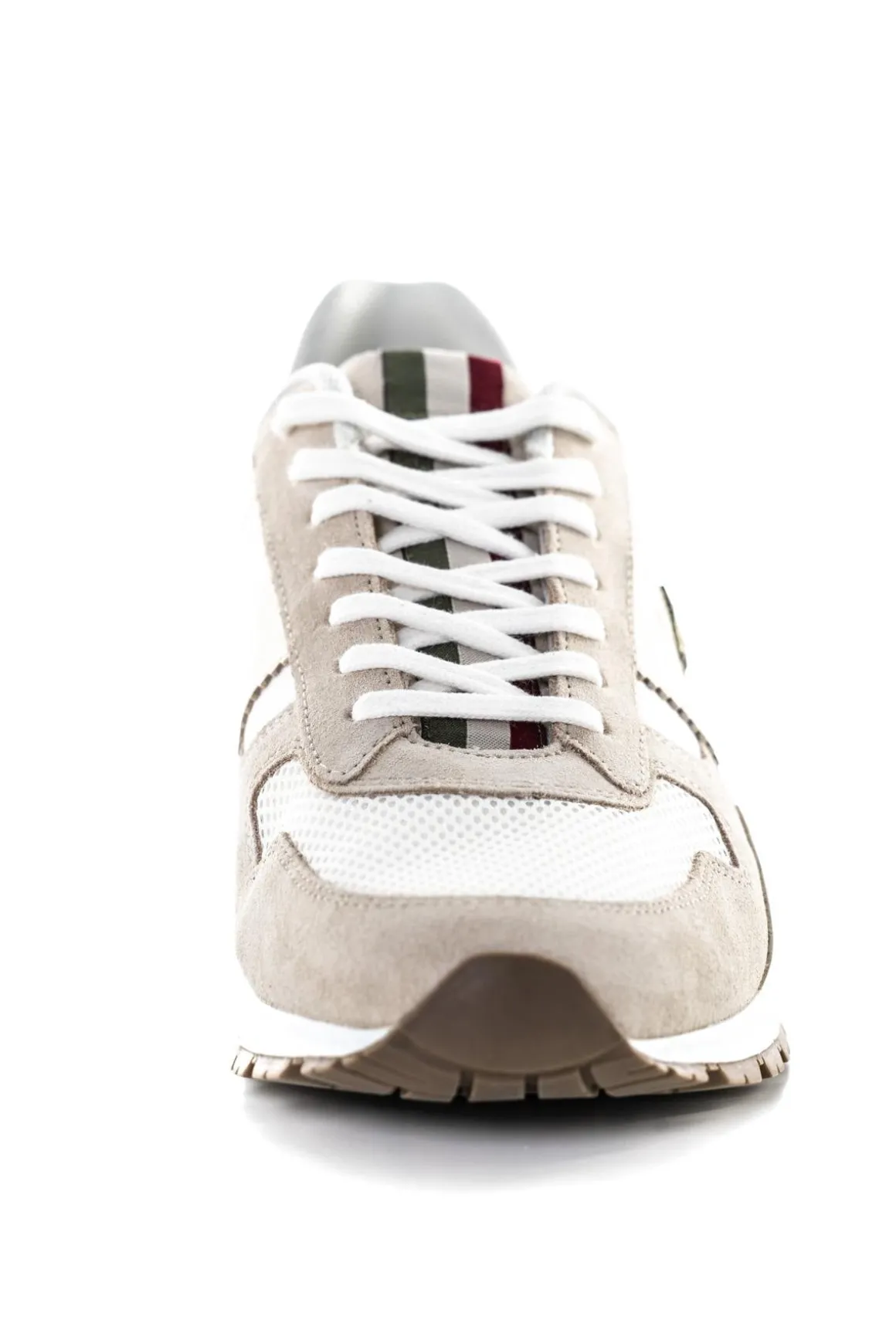 Baskets En Toile Homme Aeronautica Militare 231Sc246Ct3106 94401 Off White Panna Beige