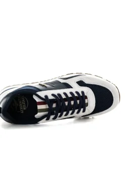 Baskets En Toile Homme Aeronautica Militare 231Sc246Ct3106 94402 Blu Grigio