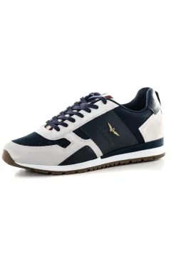 Baskets En Toile Homme Aeronautica Militare 231Sc246Ct3106 94402 Blu Grigio