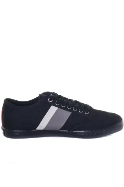 Baskets En Toile Homme Redskins Rocher Noir Gris