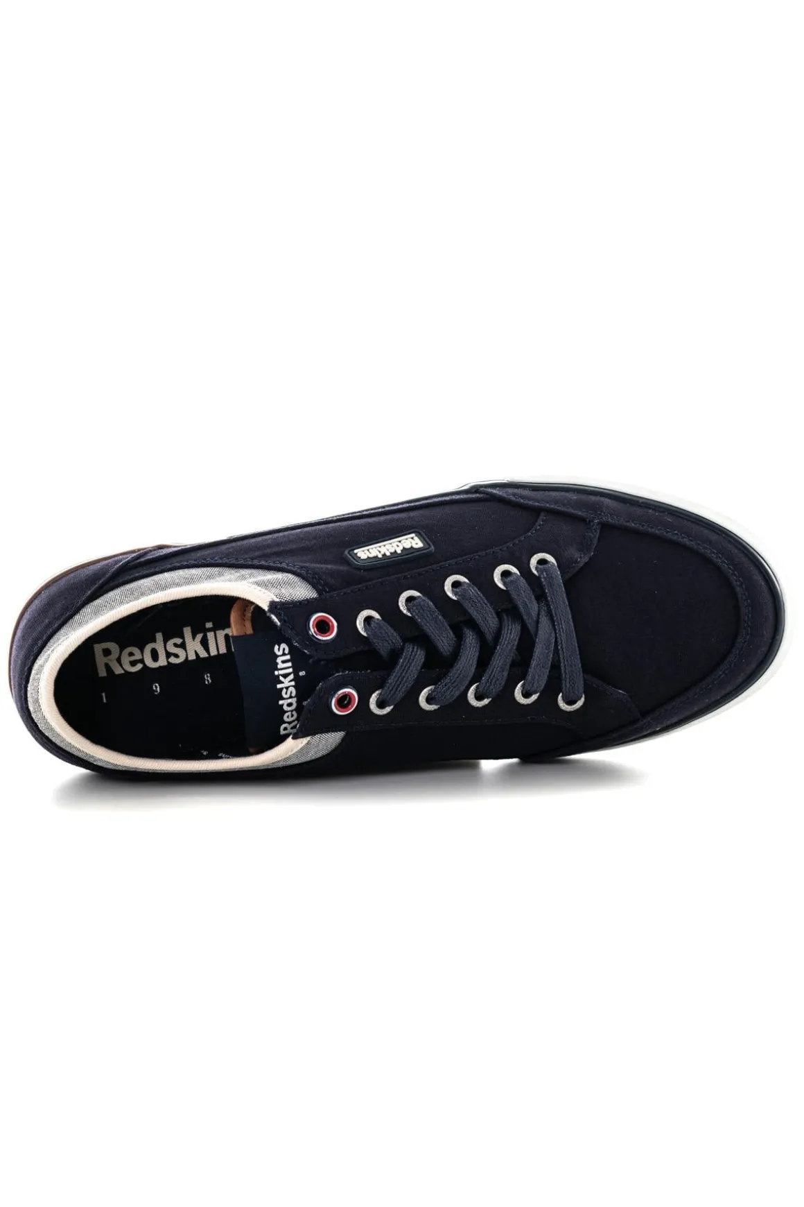 Baskets En Toile Homme Redskins Genial Marine Gris