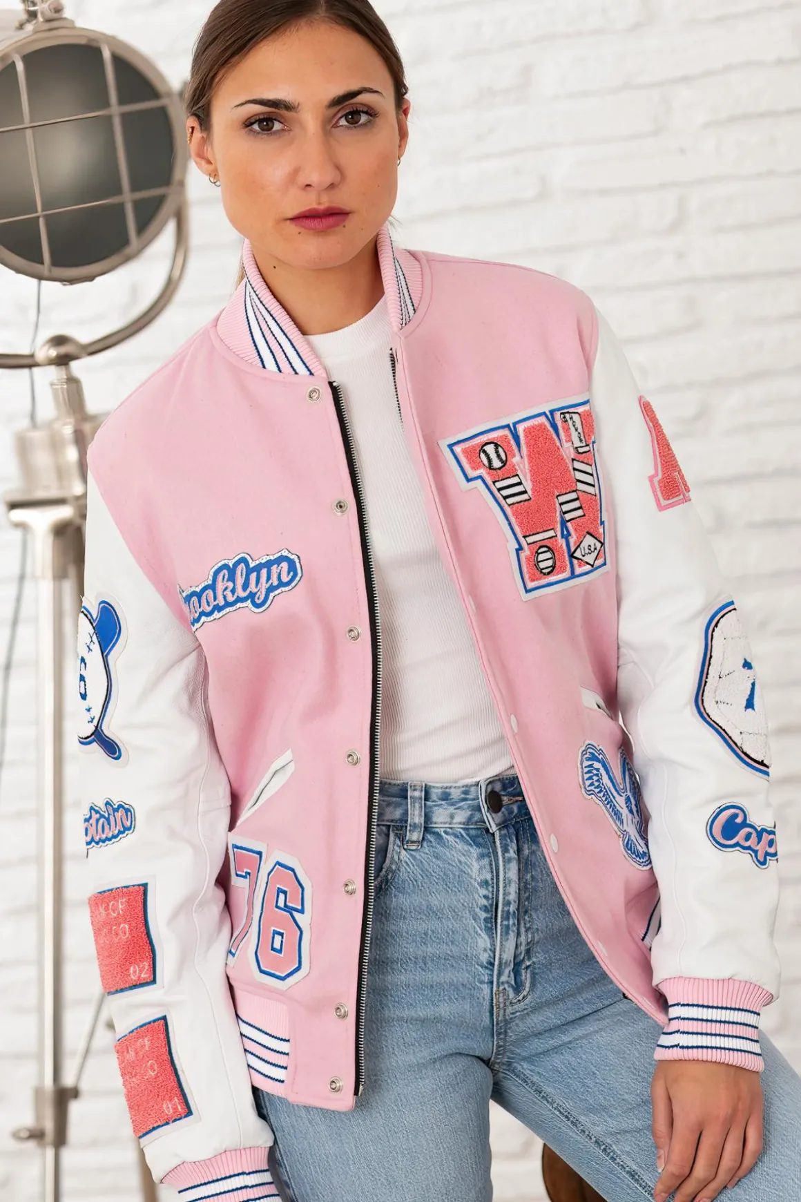 Blouson Femme American College Ac-08 Pink