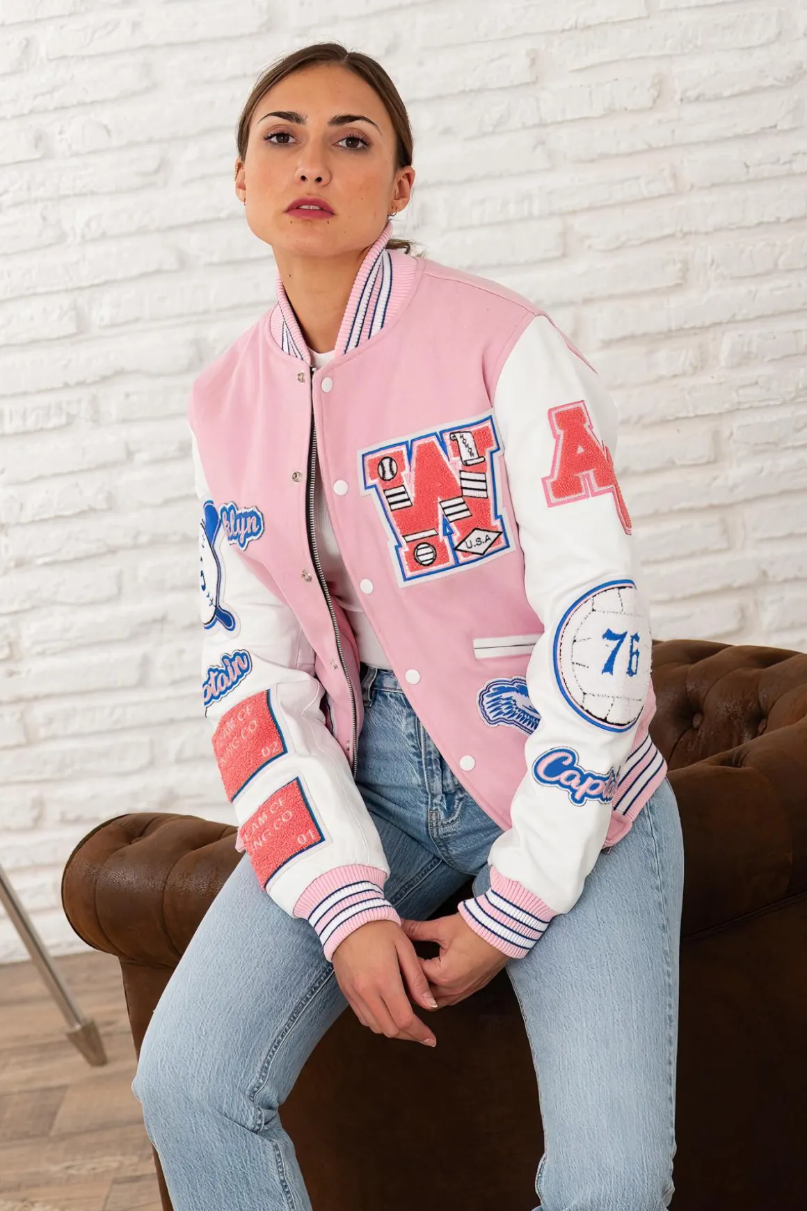 Blouson Femme American College Ac-08 Pink