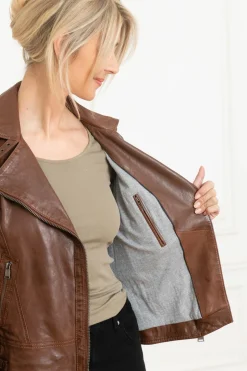 Blouson Femme Cityzen Aprilia 2 Mid Brown
