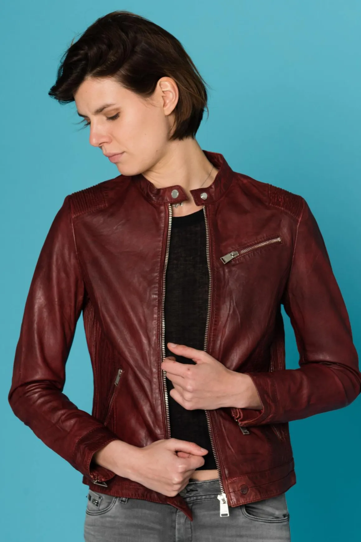 Blouson Femme Cityzen Ara Red Zz