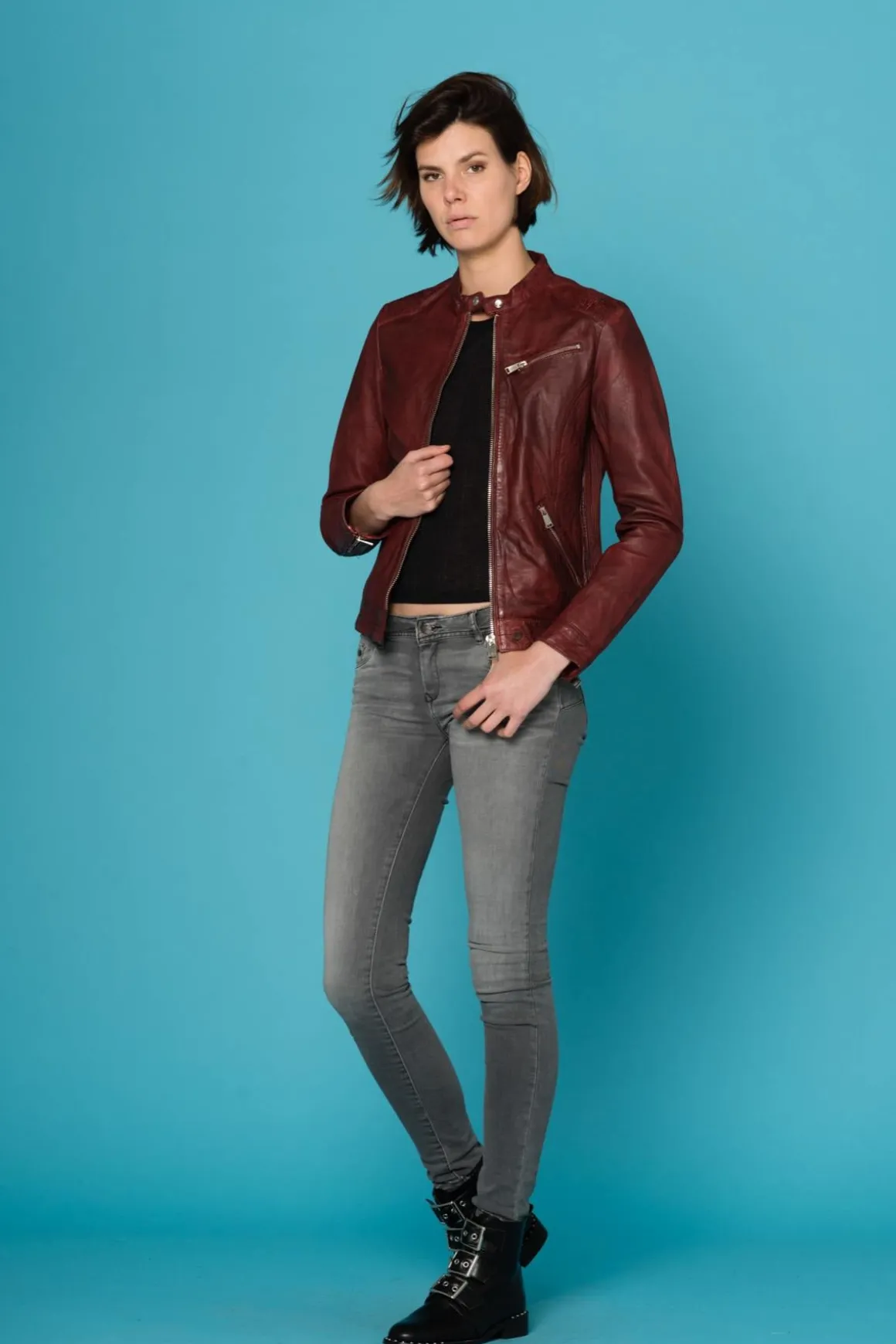 Blouson Femme Cityzen Ara Red Zz