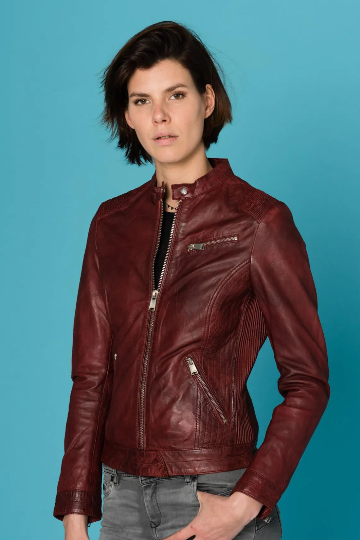 Blouson Femme Cityzen Ara Red Zz