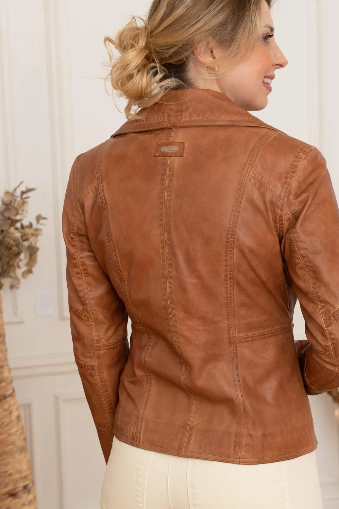 Blouson Femme Cityzen Arizona 2 Cognac