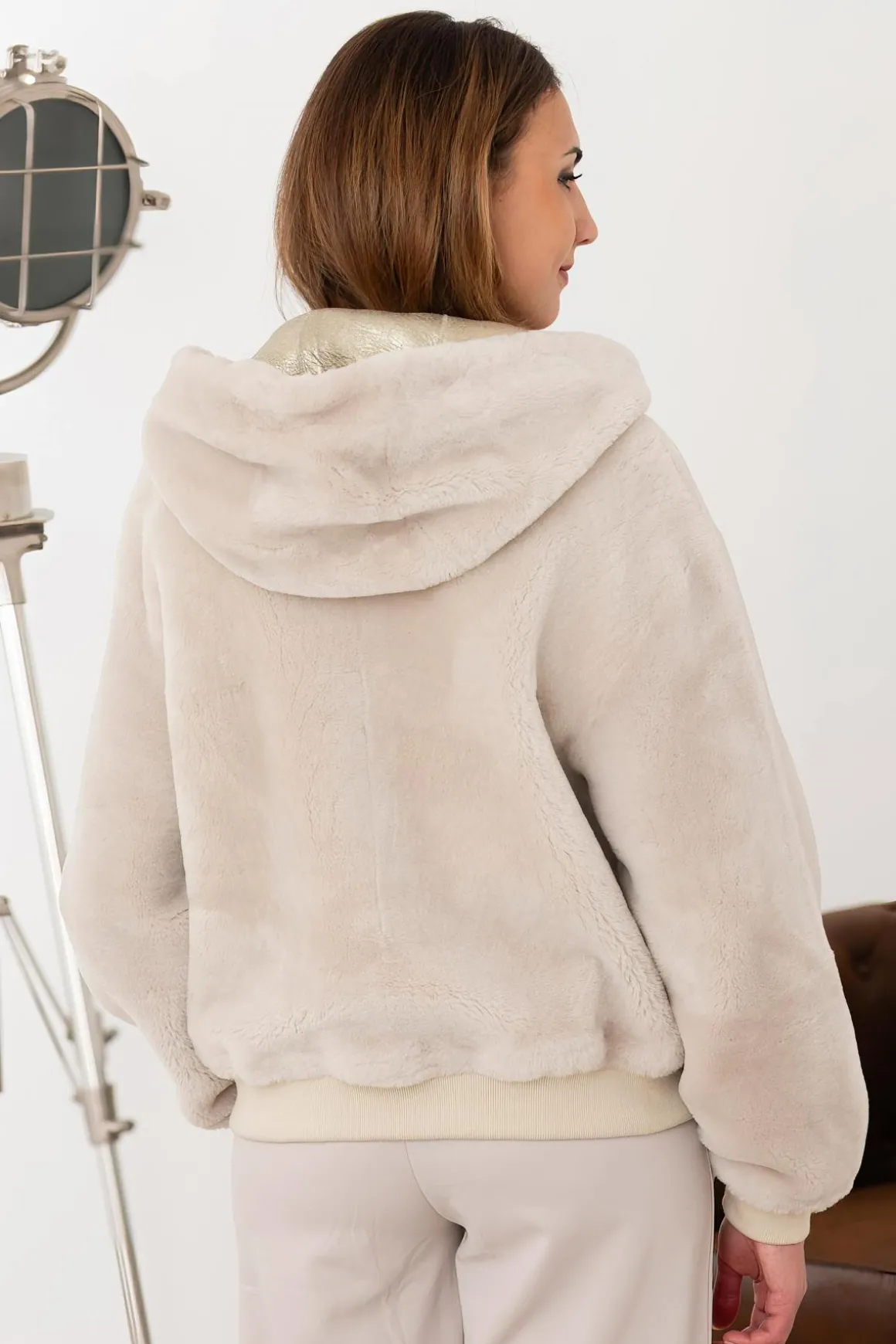 Blouson Femme Cityzen Daniella Ecru Gold