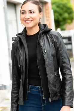 Blouson Femme Cityzen Isabela Hood Black