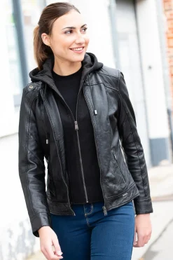 Blouson Femme Cityzen Isabela Hood Black