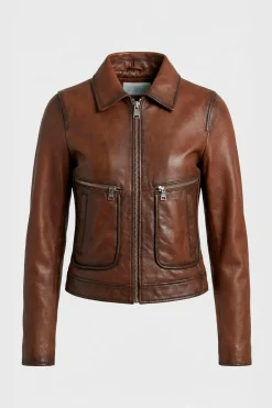 Blouson Femme Cityzen Kanazawa Cognac