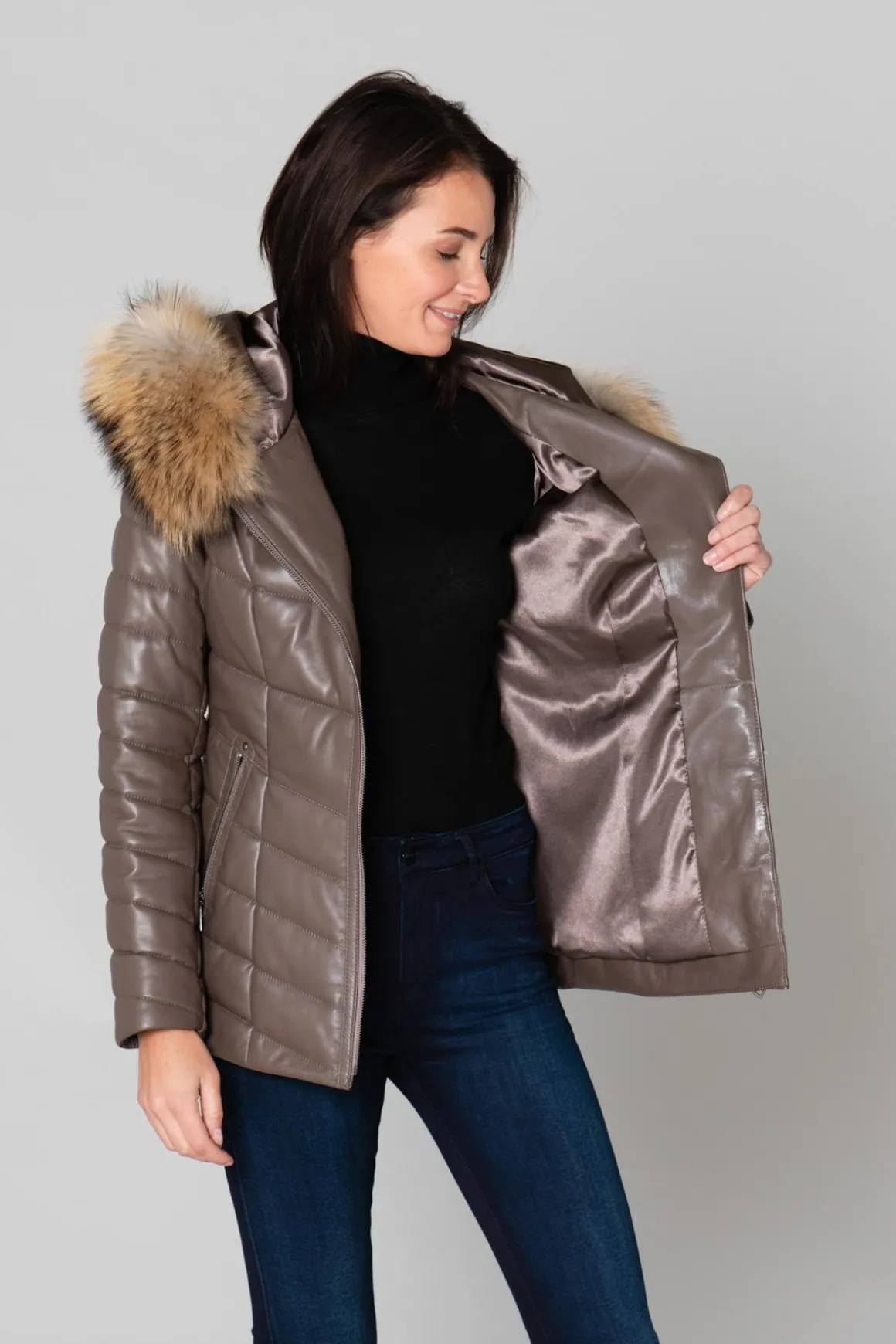 Blouson Femme Cityzen Prestige Taupe