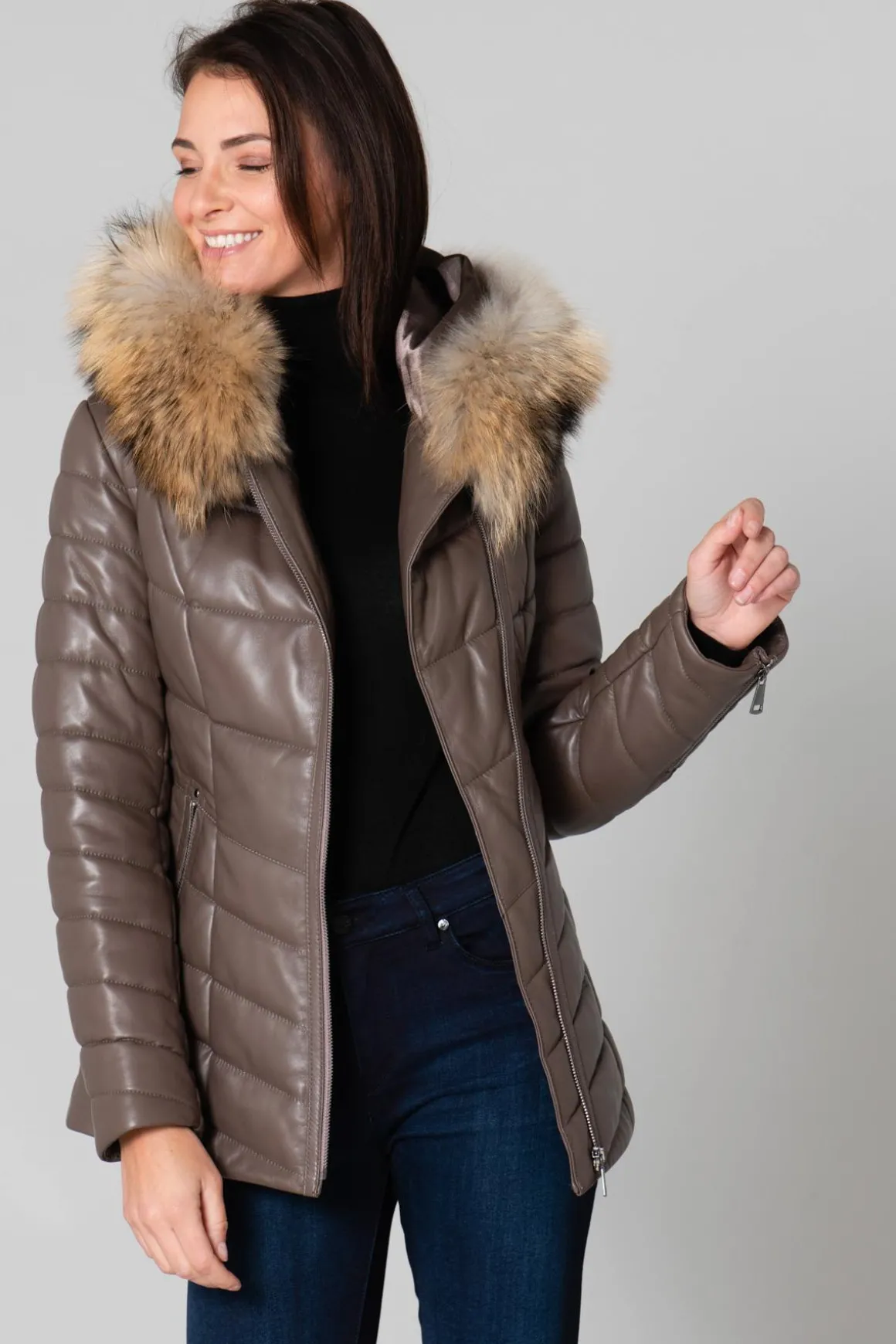 Blouson Femme Cityzen Prestige Taupe