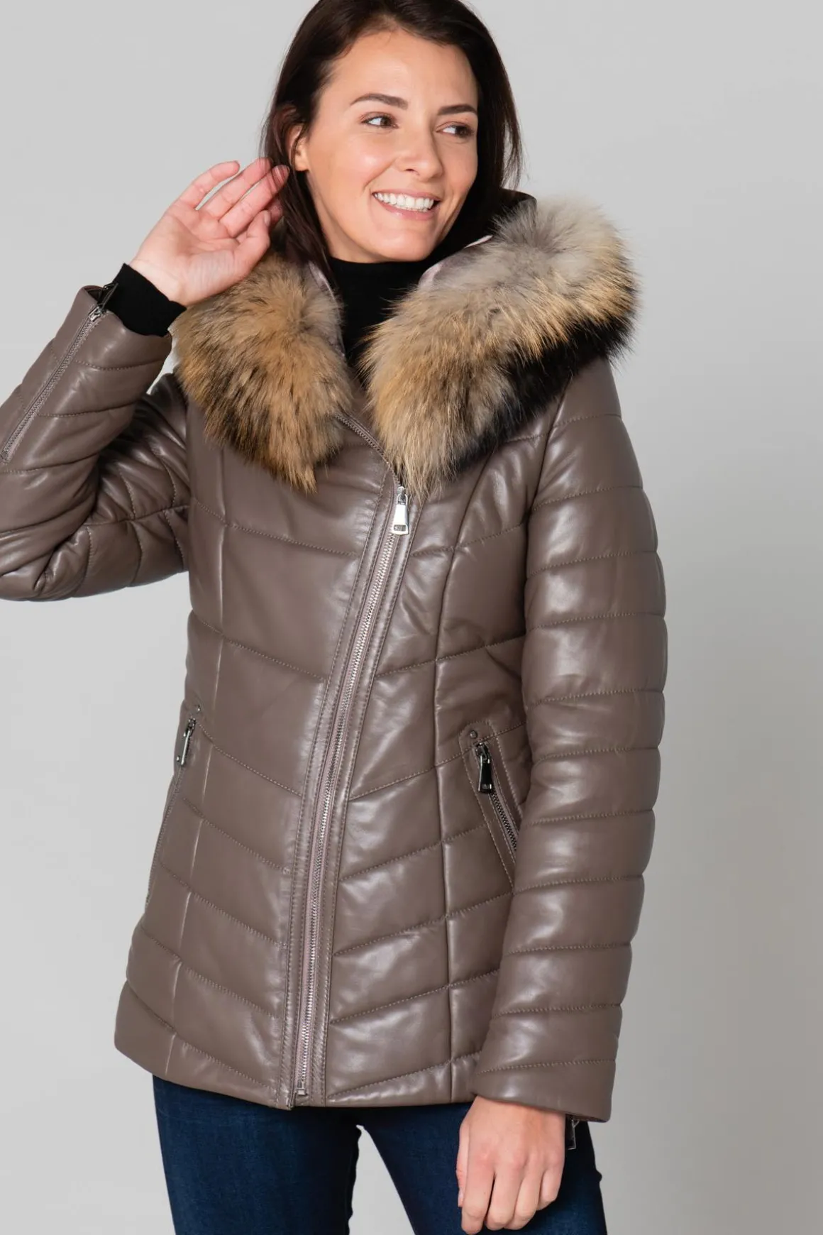 Blouson Femme Cityzen Prestige Taupe