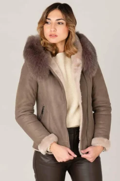 Blouson Femme Cityzen Roma Krek Merinos Elephant