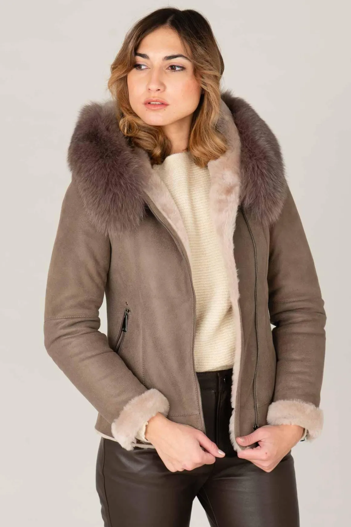 Blouson Femme Cityzen Roma Krek Merinos Elephant