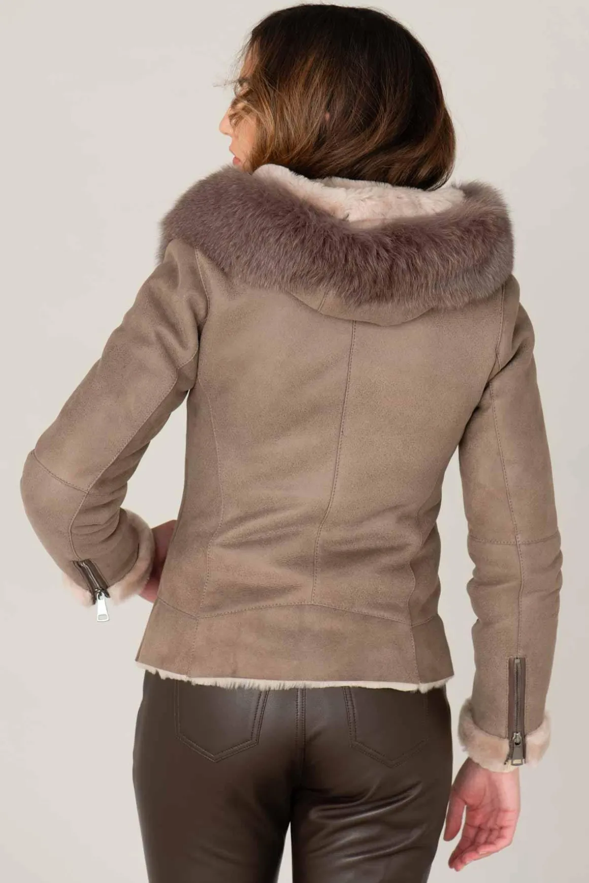 Blouson Femme Cityzen Roma Krek Merinos Elephant
