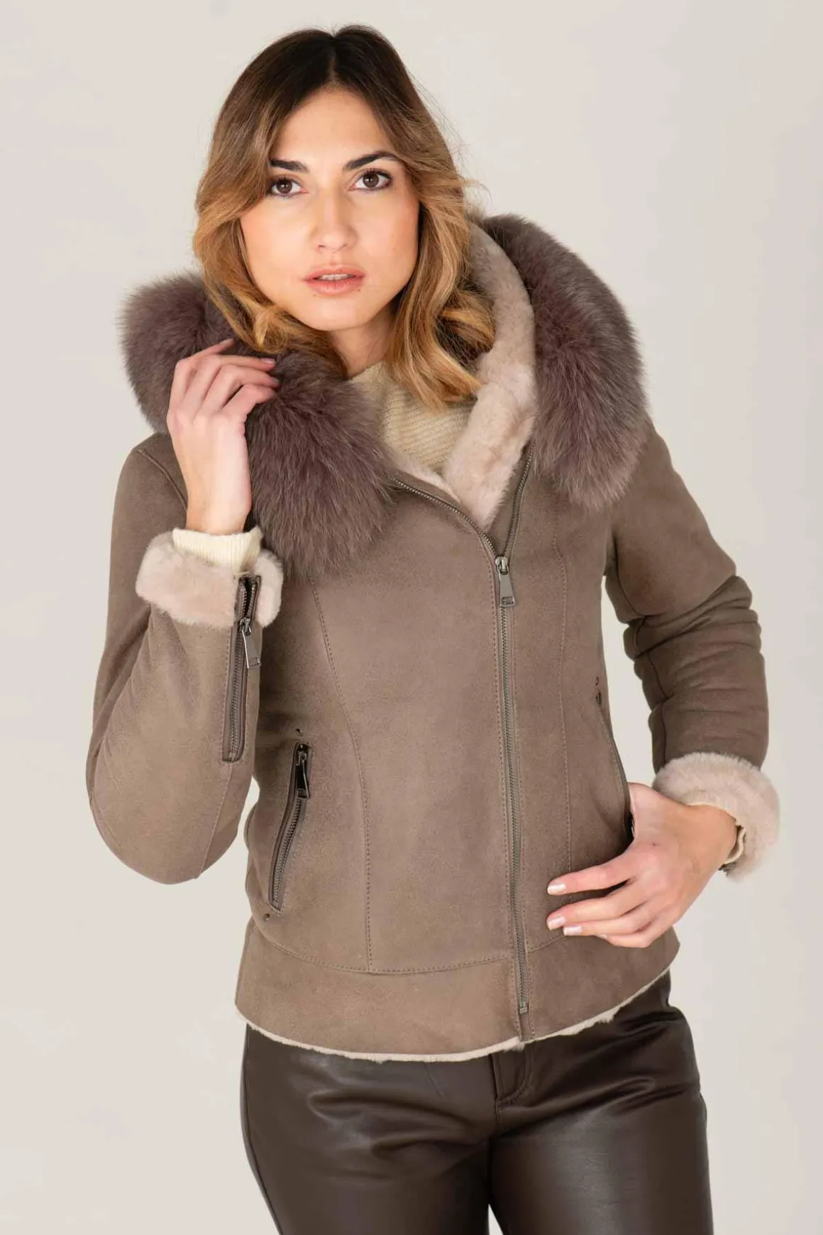 Blouson Femme Cityzen Roma Krek Merinos Elephant