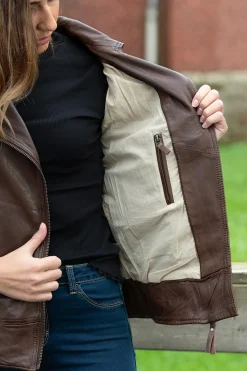 Blouson Femme Cityzen Texas Cz Mid Brown