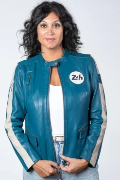 Blouson Femme 24H Le Mans Amanda Sheep Crown Ocean Blue