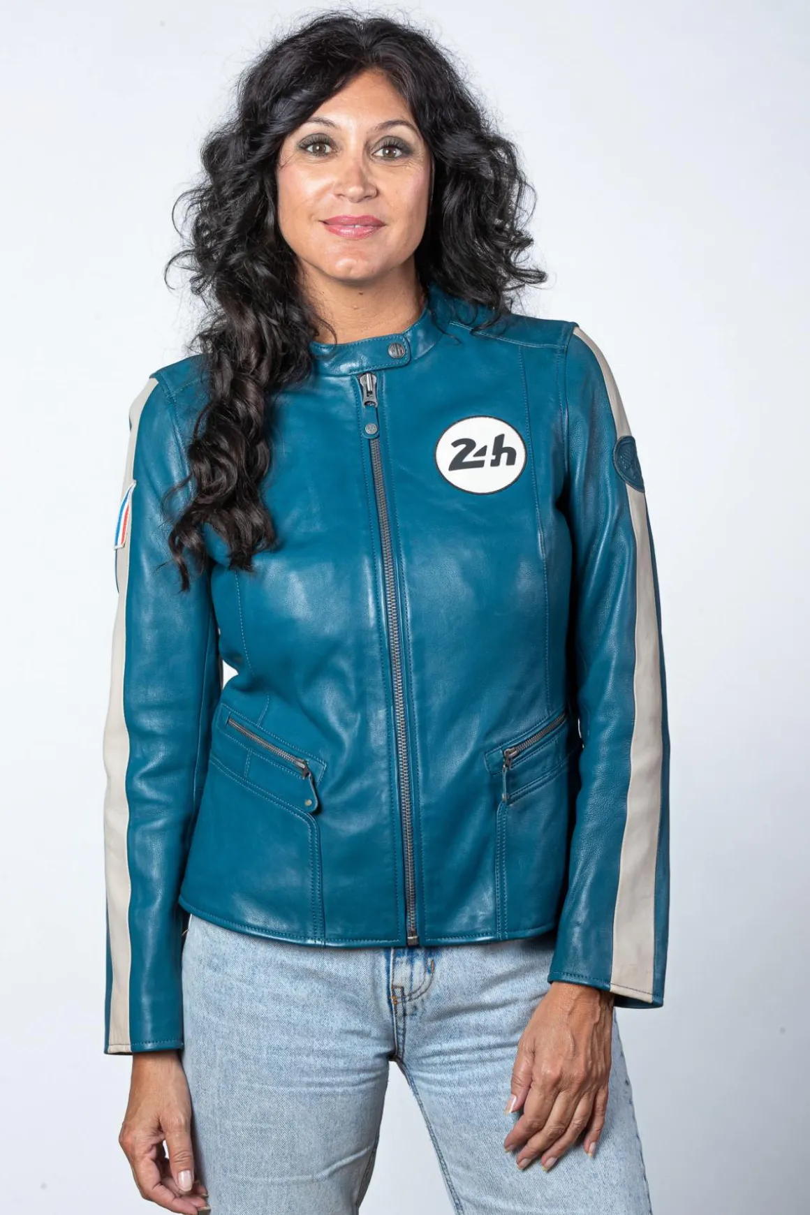 Blouson Femme 24H Le Mans Amanda Sheep Crown Ocean Blue