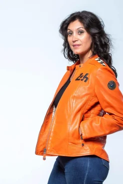 Blouson Femme 24H Le Mans Marylin Orange