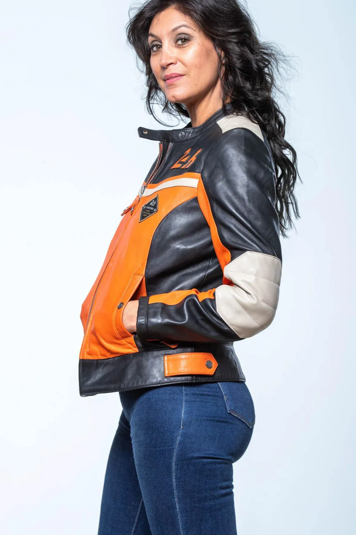 Blouson Femme 24H Le Mans Stacie Orange