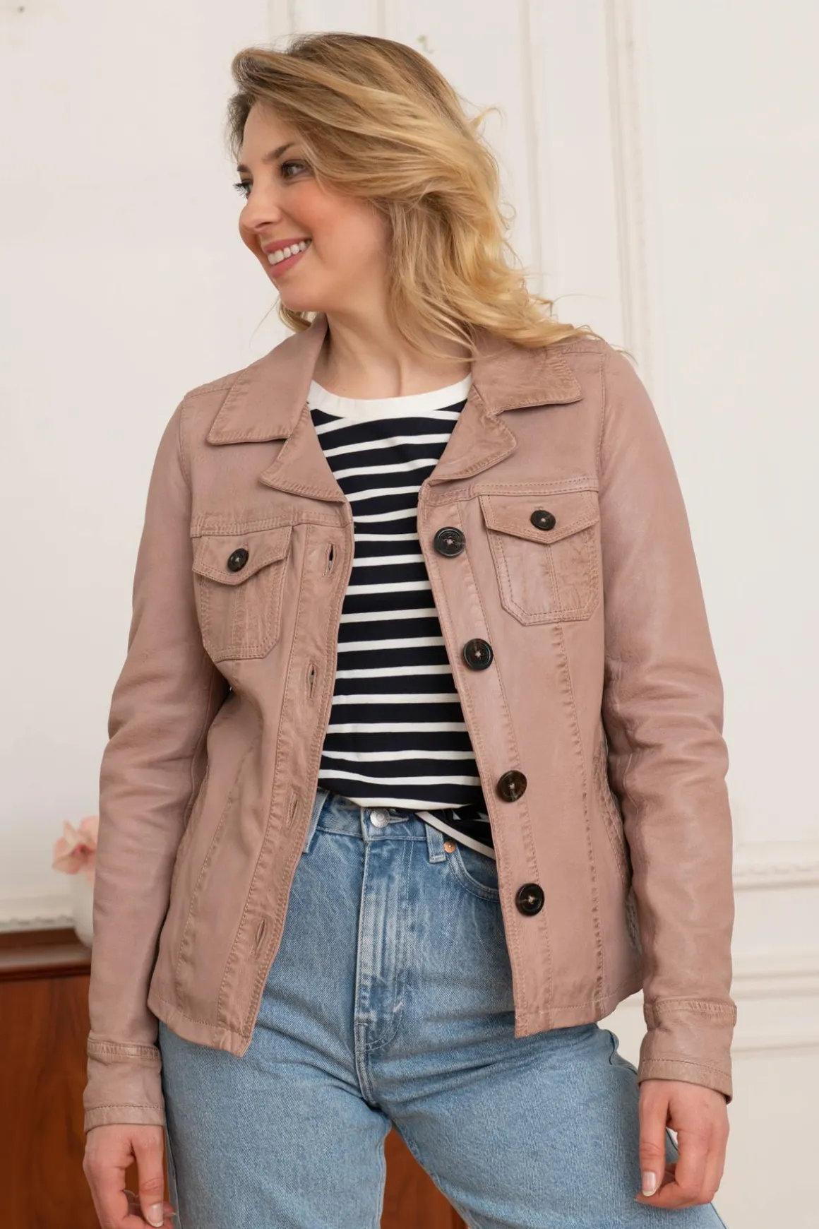 Blouson Femme Oakwood California Rose Vieilli 636