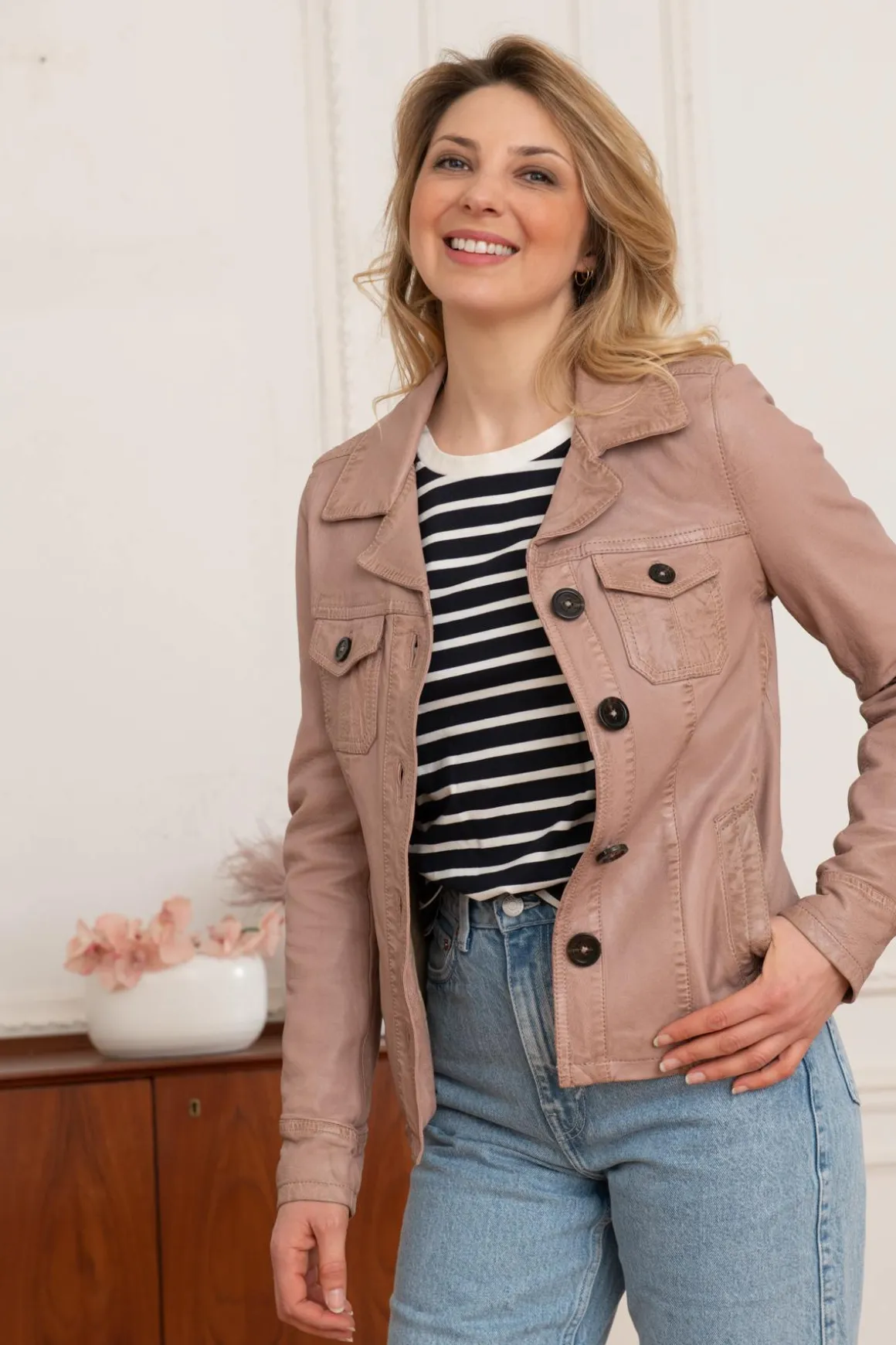 Blouson Femme Oakwood California Rose Vieilli 636