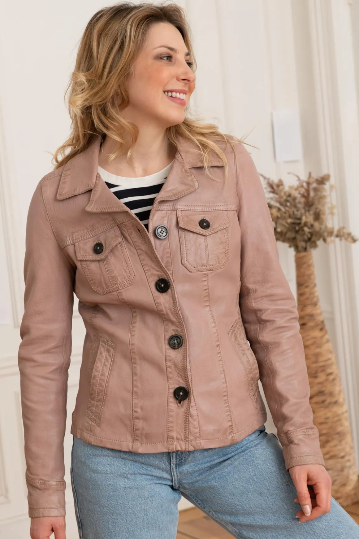 Blouson Femme Oakwood California Rose Vieilli 636