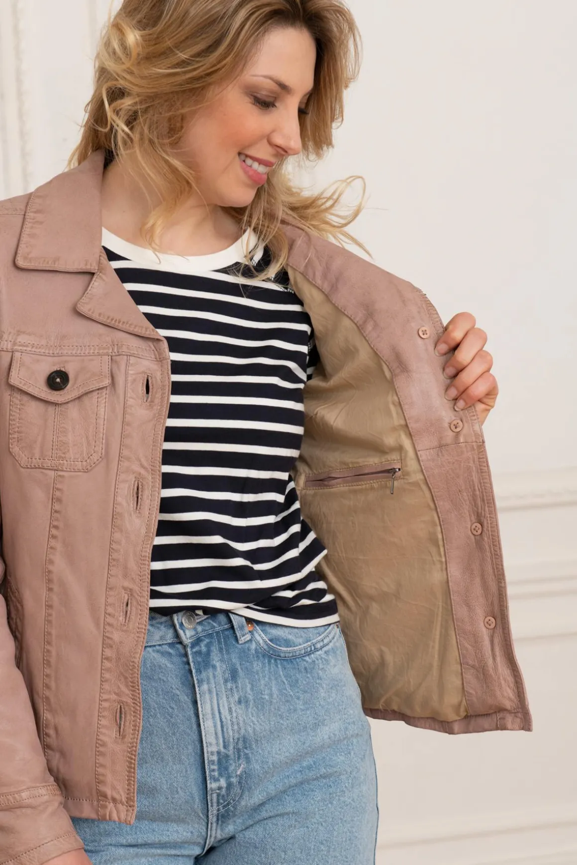 Blouson Femme Oakwood California Rose Vieilli 636