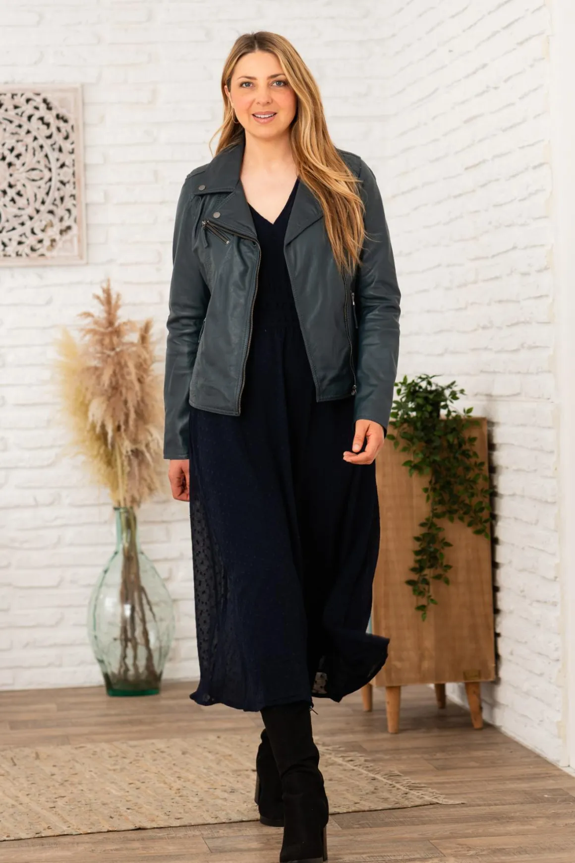 Blouson Femme Oakwood Clips Bleu 531