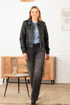 Blouson Femme Oakwood Emiliana Bluefin 648