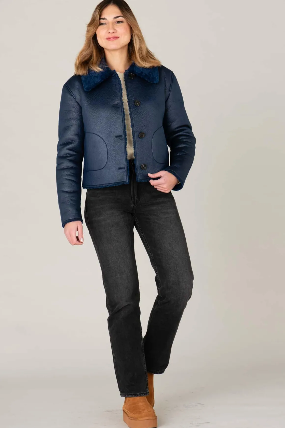 Blouson Femme Oakwood Expo Bleu Fonce 533