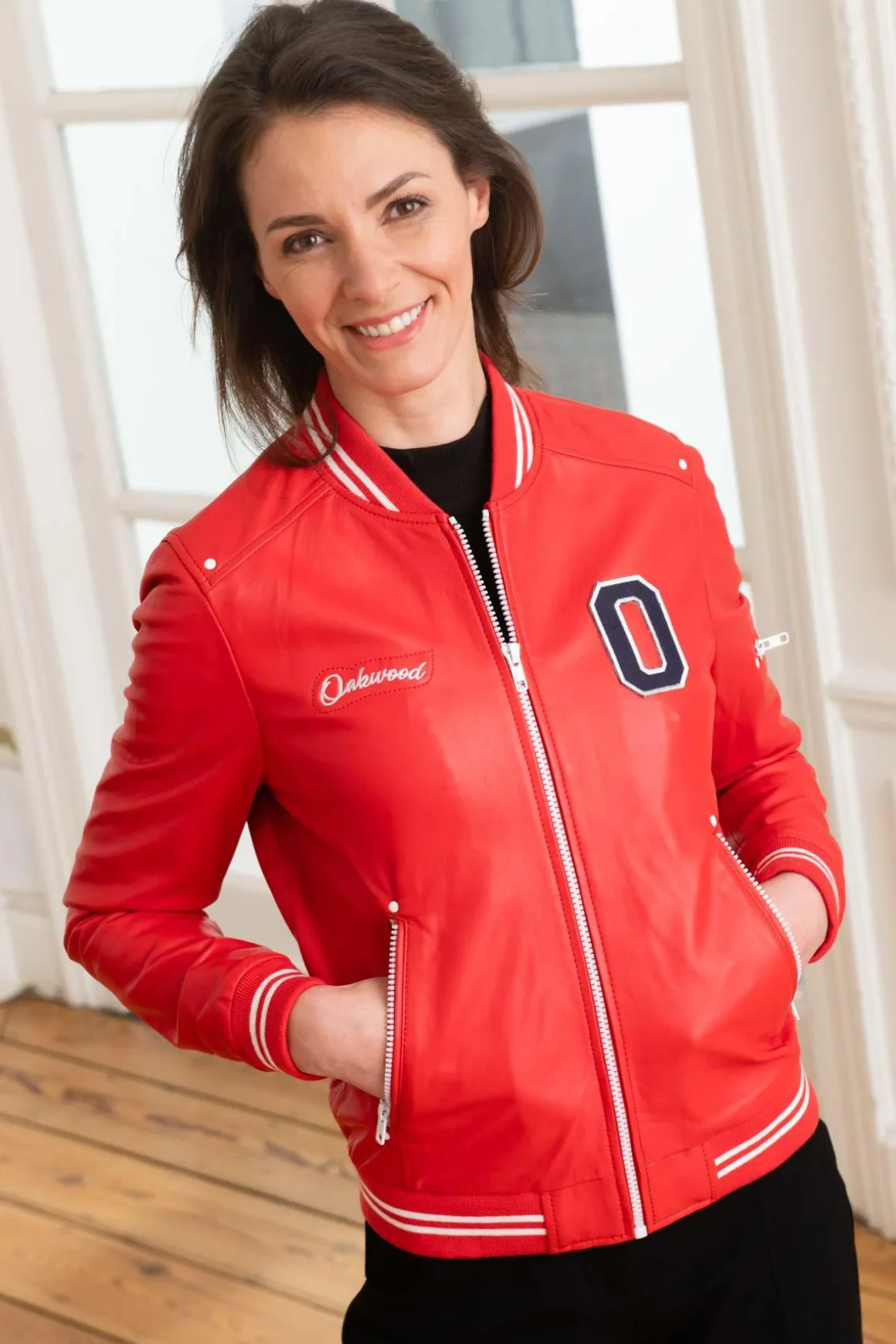 Blouson Femme Oakwood Flirt Rouge Fonce 539