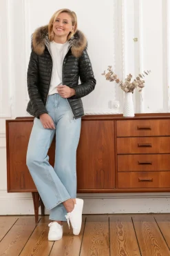 Blouson Femme Oakwood Happy Vert Fonce 523