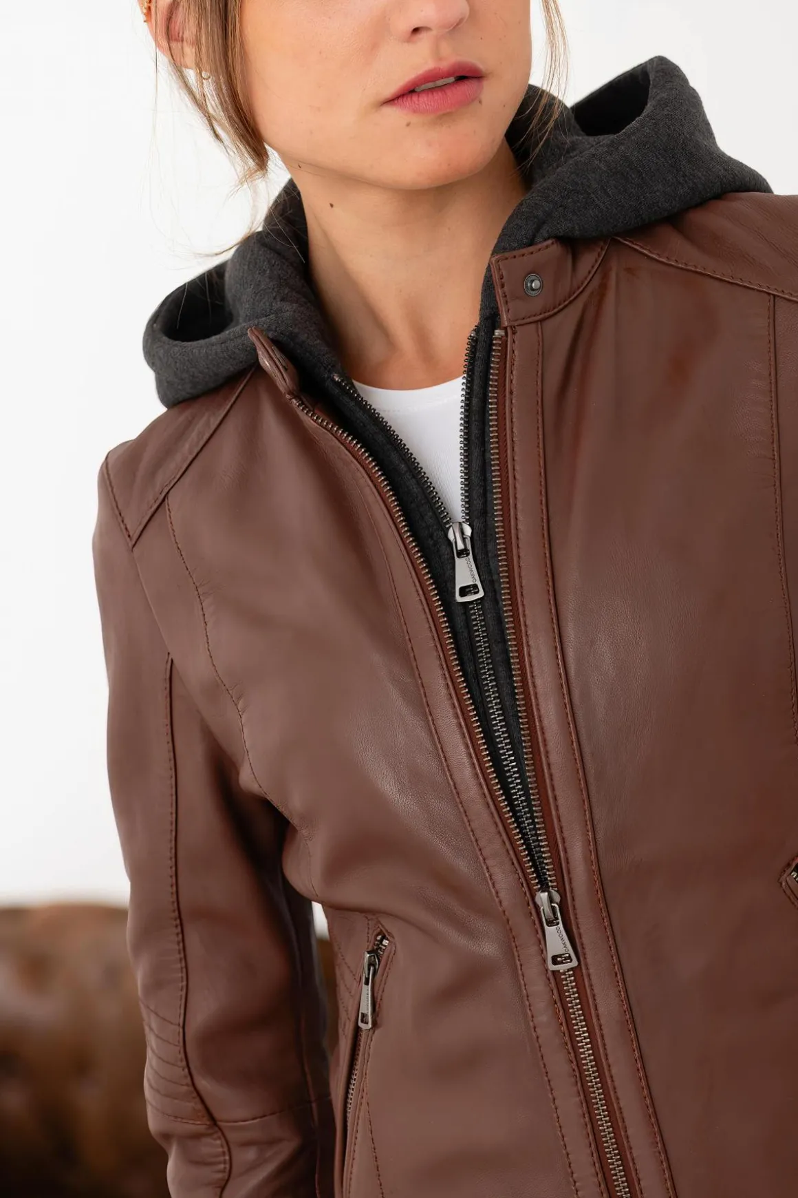 Blouson Femme Oakwood Kendra 1 Cognac 507
