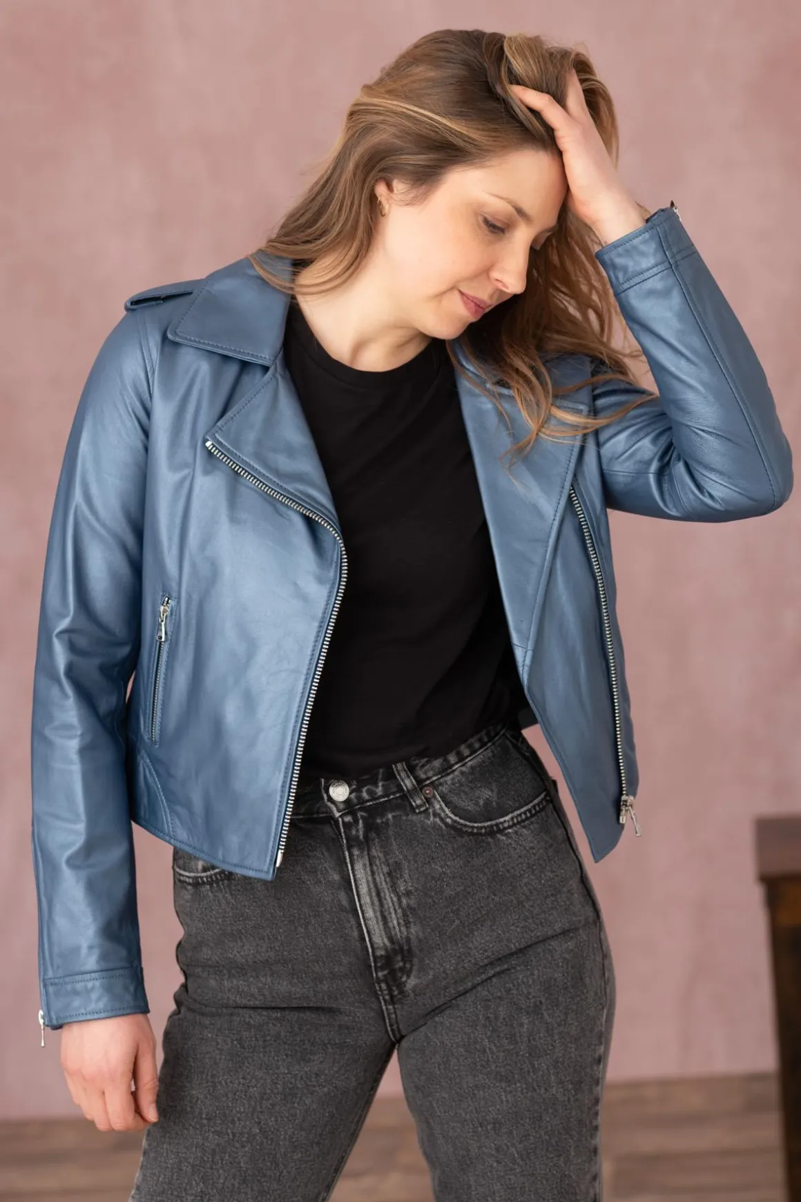 Blouson Femme Oakwood Kitty Metal Cobalt 612