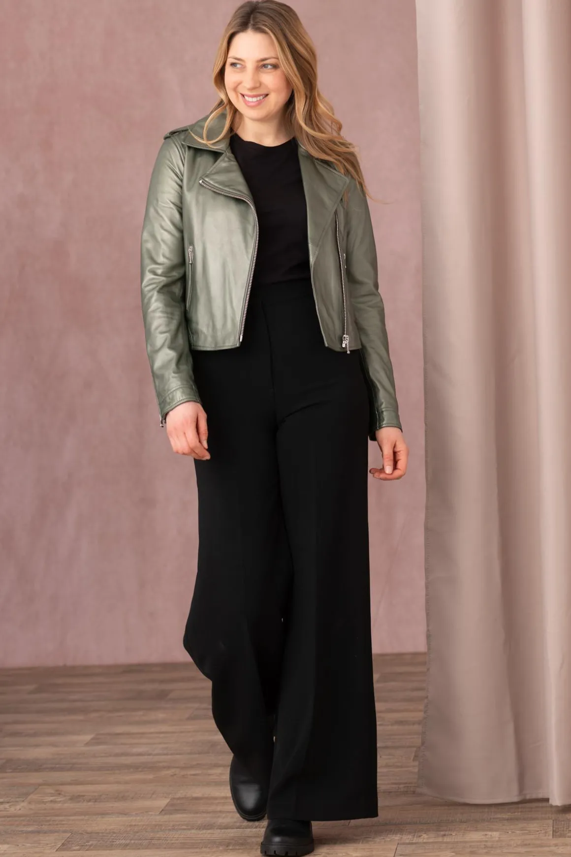 Blouson Femme Oakwood Kitty Metal Vert Fonce 523