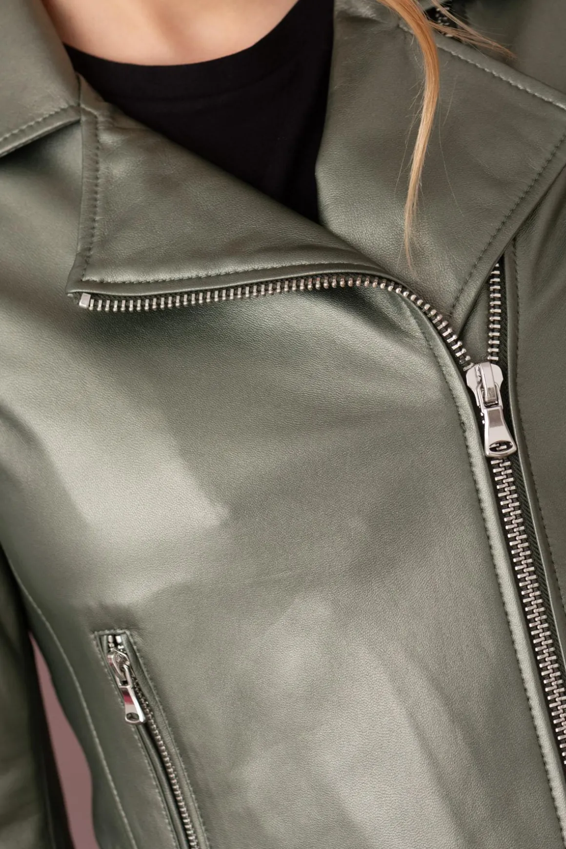 Blouson Femme Oakwood Kitty Metal Vert Fonce 523